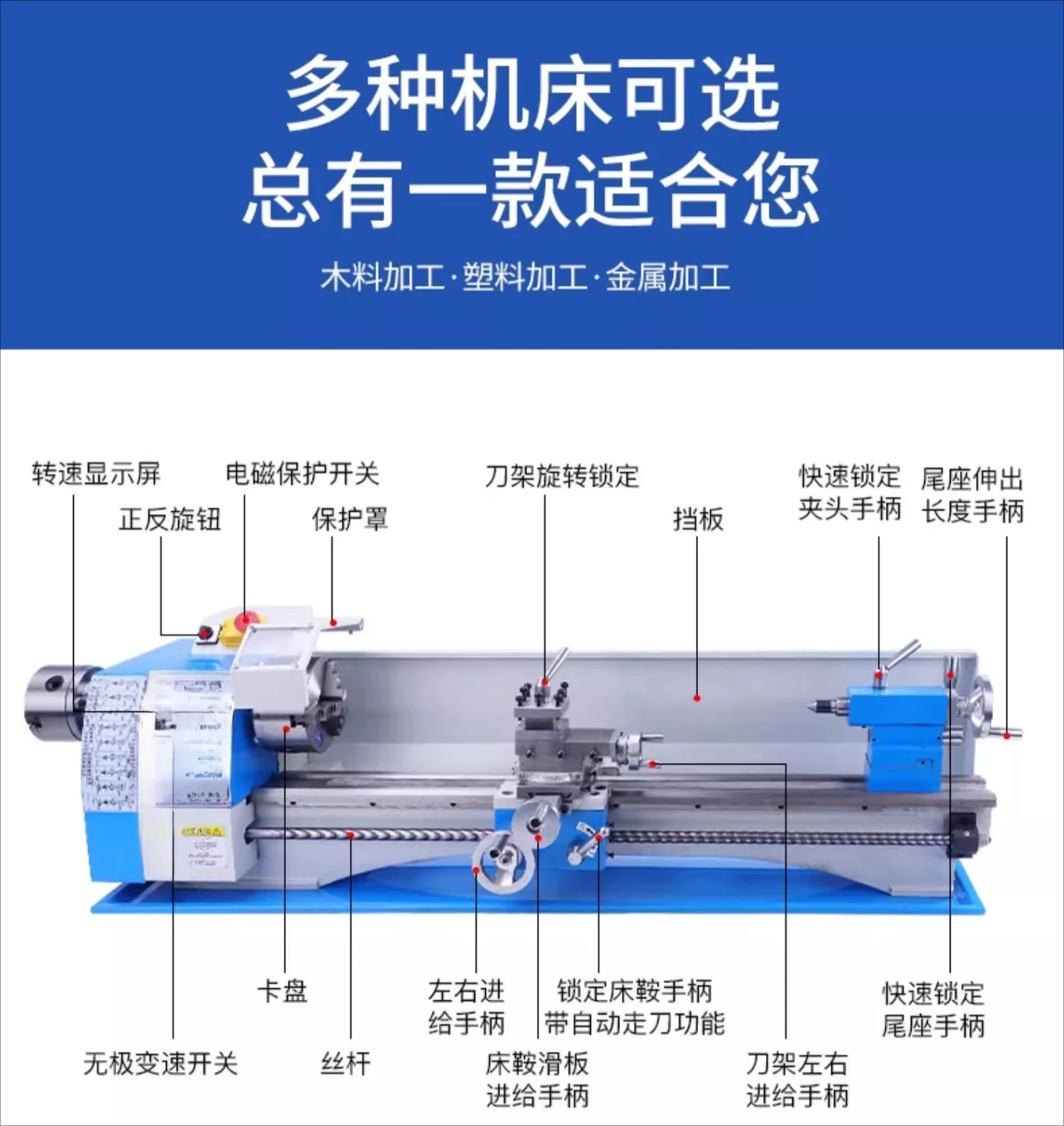 210 Многофункциональный миниатюрный инструмент, металлический деревообрабатывающий станок, ремонтный стержень