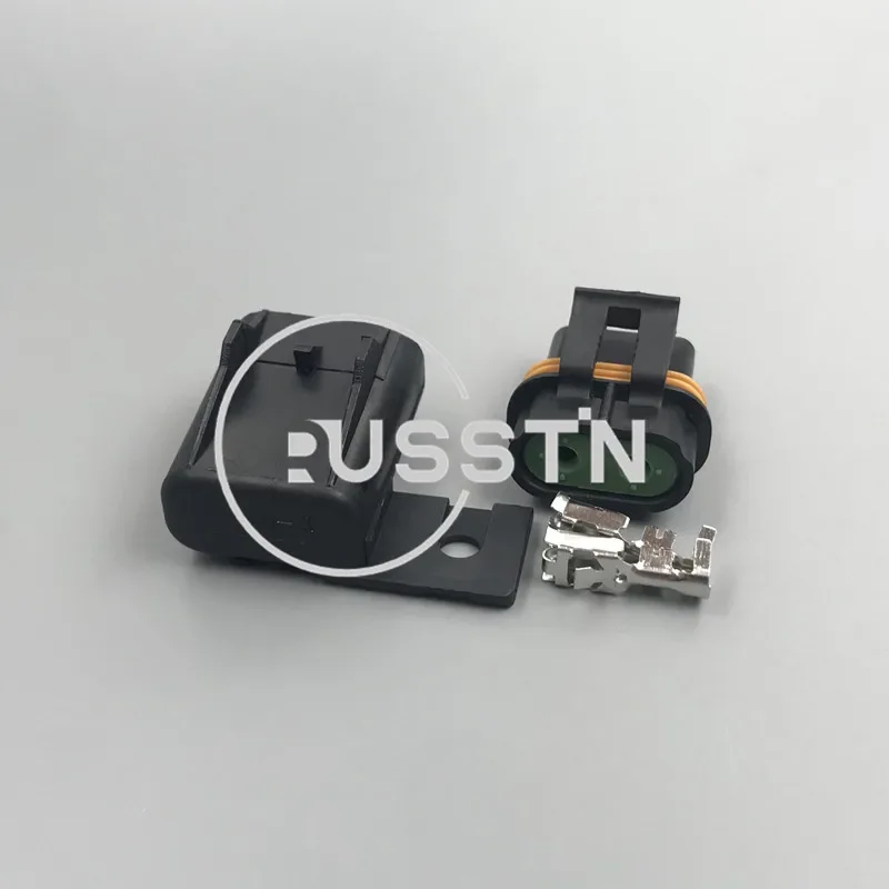 1 Set 2 Hole 6.3mm Waterproof Socket AC Assembly For Inline Fuse Cable Automobile Connector 12033731 12033769 12103172 12034269