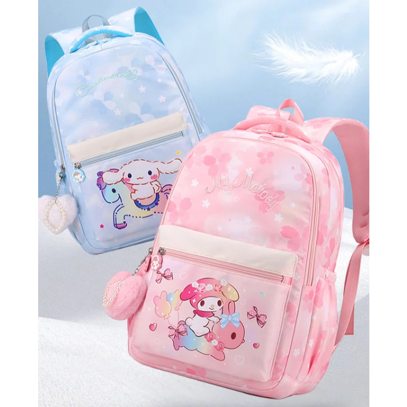 Sanrio jade cinnamon dog new fashion cartoon student schoolbag girl cute Kulomi lightweight breathable backpack children's bag