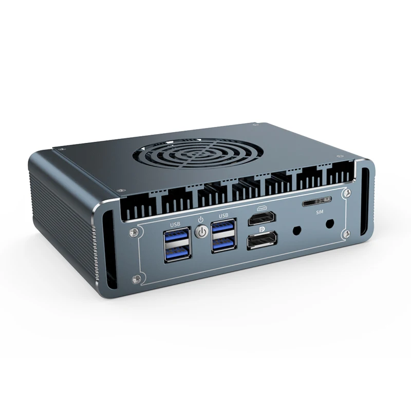 12a geração intel n100 firewall aparelho de alumínio com ventilador 4x i226 2.5g lan celeron n5105 pfsense pve computador firewall mini pc