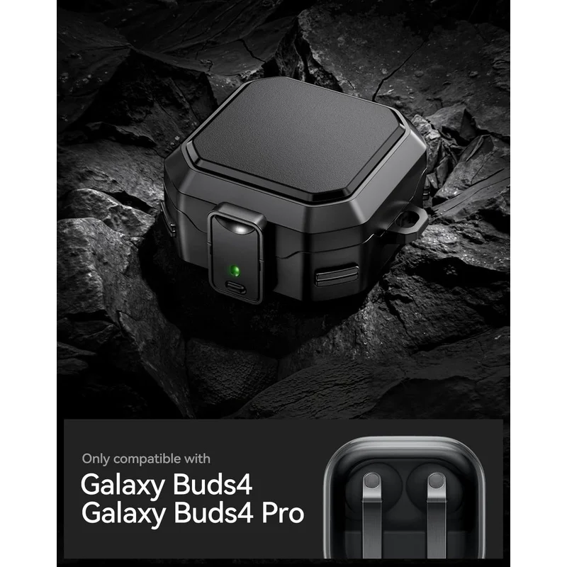 Against Drops Case For Samsung Galaxy Buds 4 Pro/Buds 4 Headphone 2026 New Secure Lock Case For Galaxy Buds 4 Pro Magsafe Case