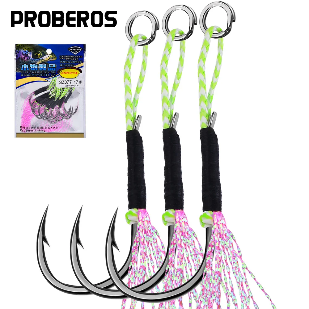 PROBEROS 30 piezas 11 #   13 #   15 #   17 #   18 #   Anzuelos de Pesca de alto carbono, anzuelos de agua salada, accesorios de Pesca de lubina y carpa, venta al por mayor
