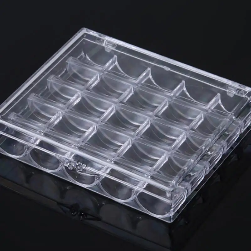 Plastic Thread Spools Storage Box Transprent Sewing Thread Bobbin Set Storage Case Home Sewing Accessories Craft Tool