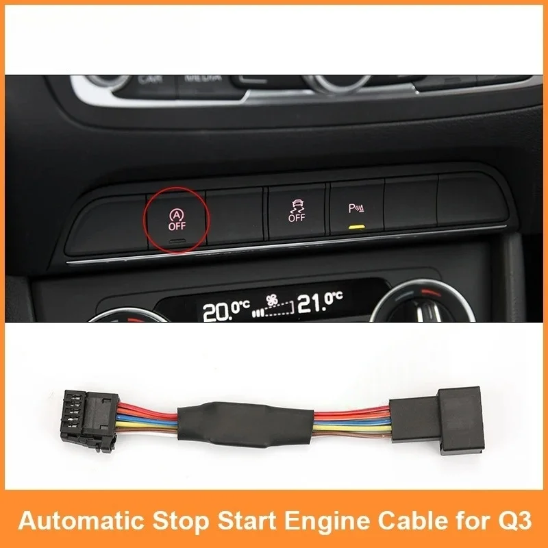Système de démarrage et arrêt automatique du moteur, dispositif d'arrêt, prise de capteur de commande pour AUDI A4 B8/ audi A3 8P/Audi A4 B6/Audi Q5, accessoires de voiture