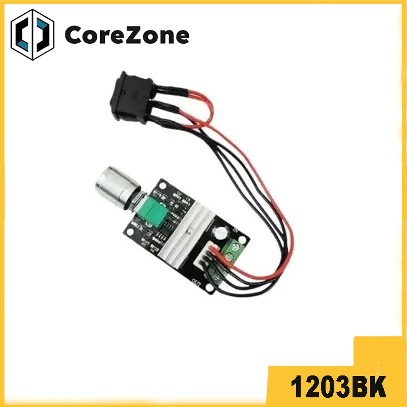PWM DC motor governor 6V12V24V28V 3A speed control switch function 1203BK