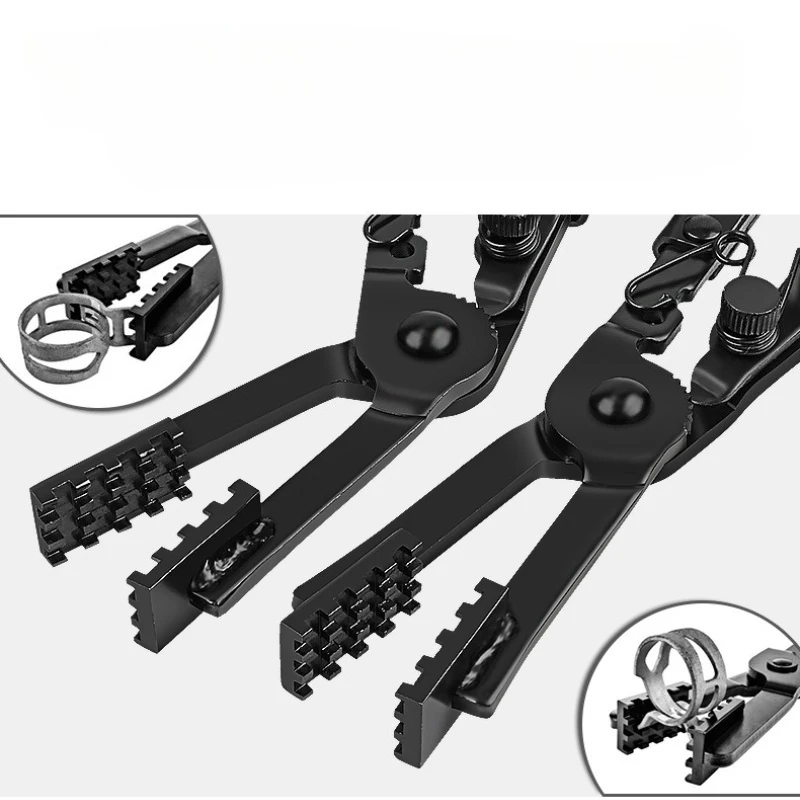 Adjustable Clamp Tool for Automotive Hose Pipes Reach Hose Clamp Pliers Set Fuel Oil Water Hose Auto repair Tools