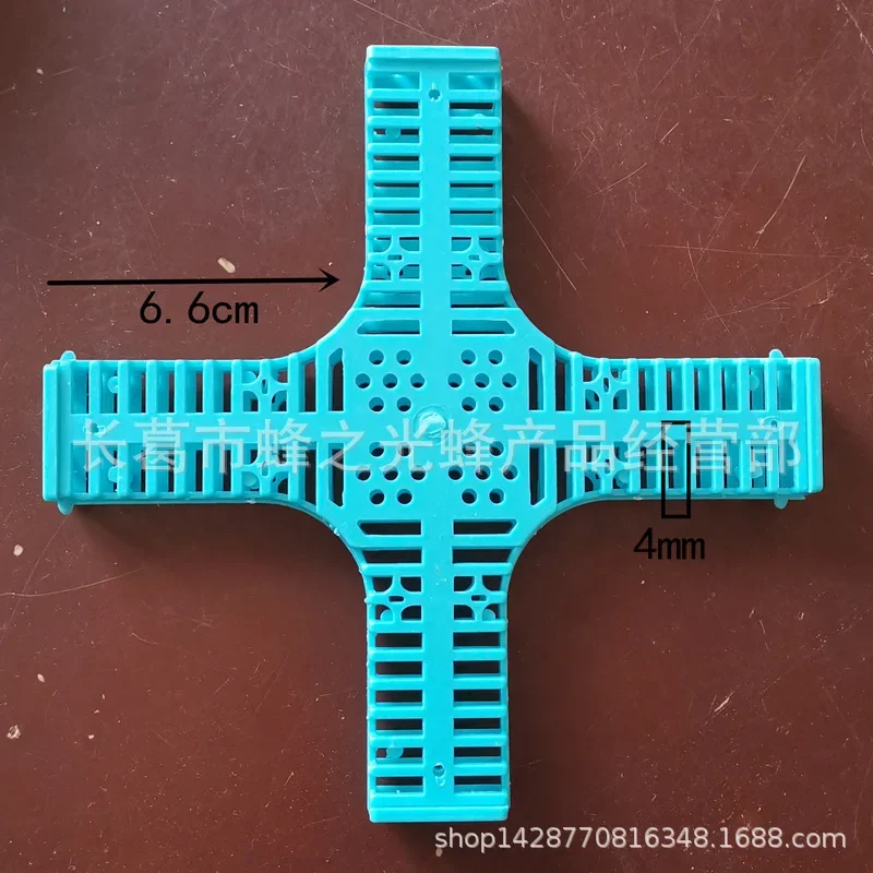 10PCS  Lengthened and enlarged cross multifunctional winter Italian bee plastic prisoner cage