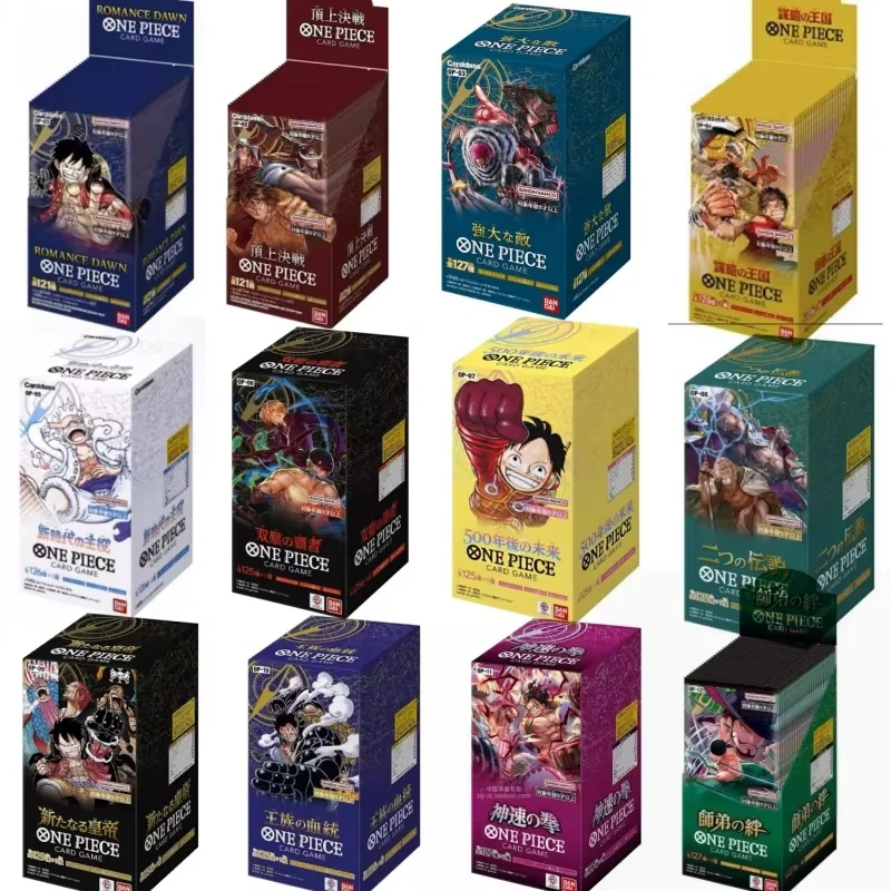 

New One Piece Full Set Card Game OP01-OP12 Eb01-02 Prb-01 Japanese Version Japan Anime Tcg Booster Box Collection Card Kids Gift