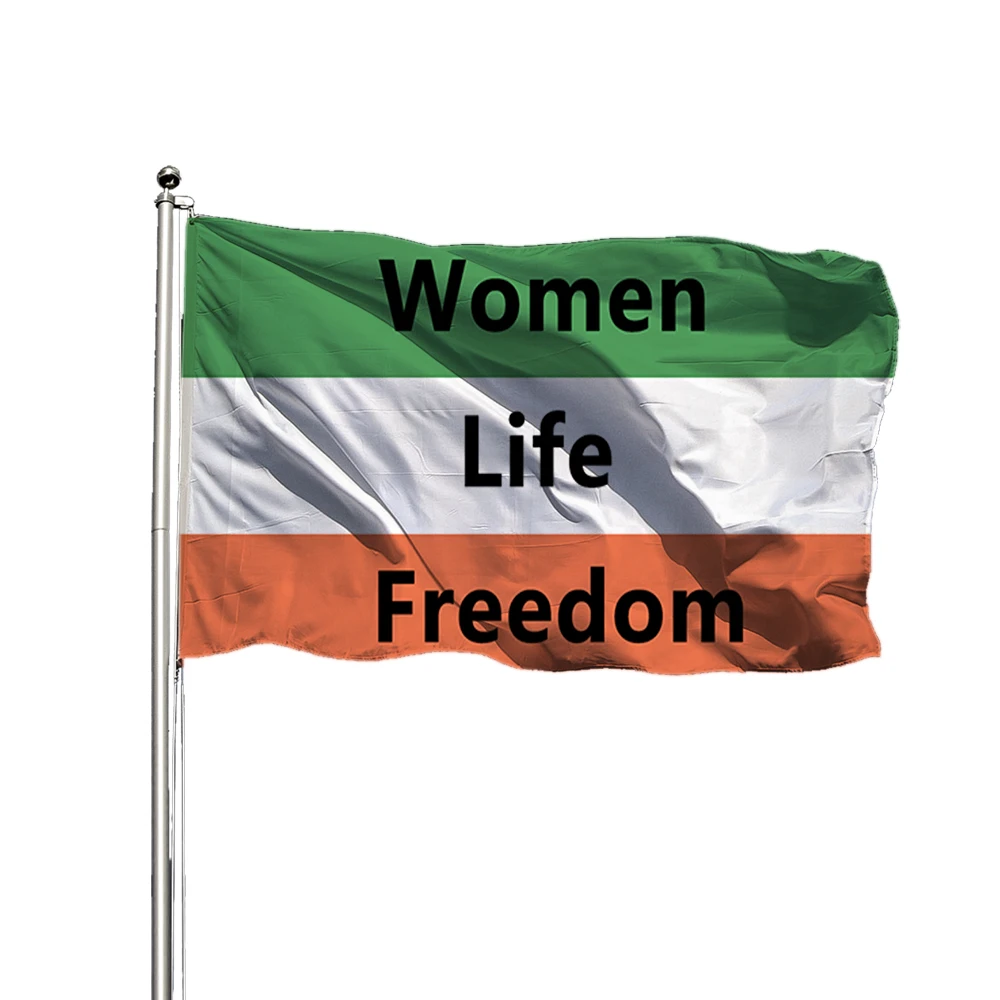 Fast Delivery 100% Polyester Iranians Flags Iran Women Freedom Flags