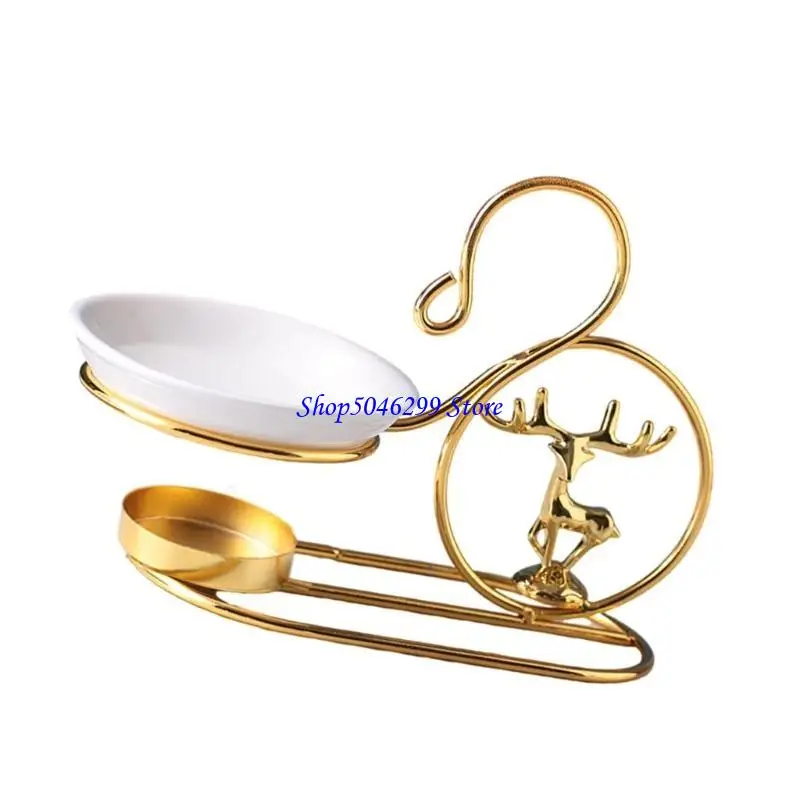 

H55A Elegantly Iron Scented Diffuser Holder For Essential Oil Perfectly For Office Or Bedroom Use