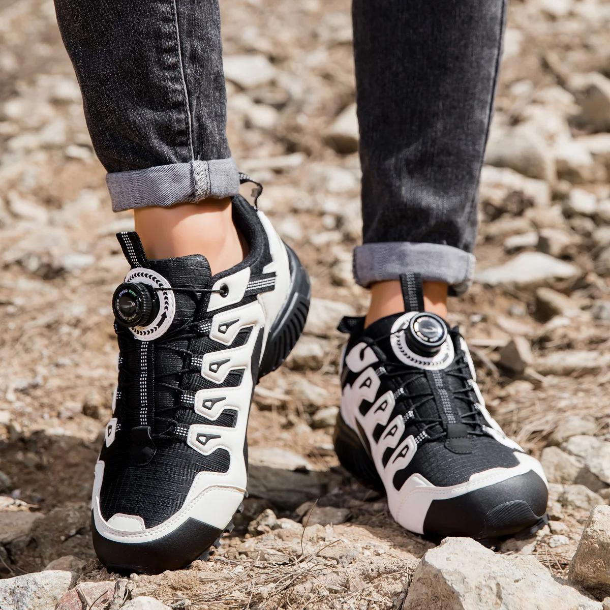 أحذية المشي لمسافات طويلة للرجال من جلد الغزال أحذية خارجية مقاومة للاهتراء للرجال والرحلات والمشي والصيد أحذية رياضية تكتيكية #6