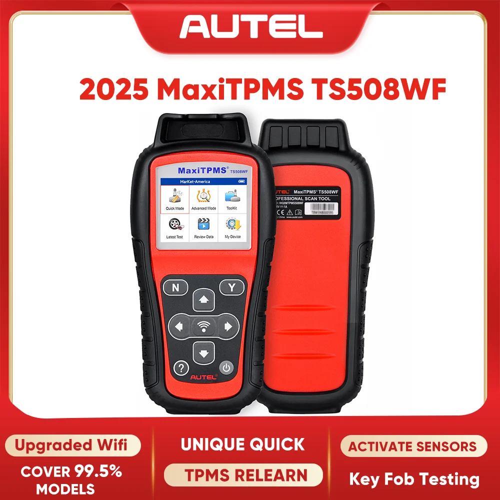 Autel MaxiTPMS TS508WF TS508 TPMS Diagnostic Tool Tire Pressure Monitor TPMS MX-sensors Programmer Activate Relearn 2025