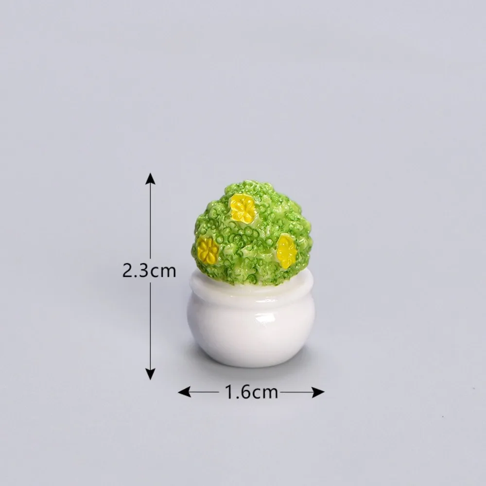 Mini vase de maison à beurre pour la décoration de la maison, fleur simplifiée, accessoire de simulation créatif, modèle de maison