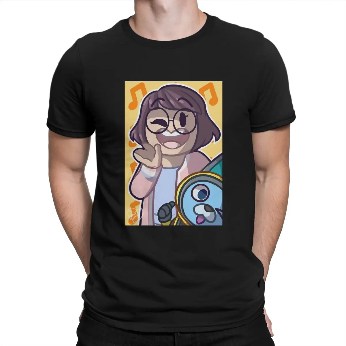 Inaho T Shirt Men Pure Cotton Novelty T-Shirt Crewneck Yokai Watch Tees Short Sleeve Clothing Graphic