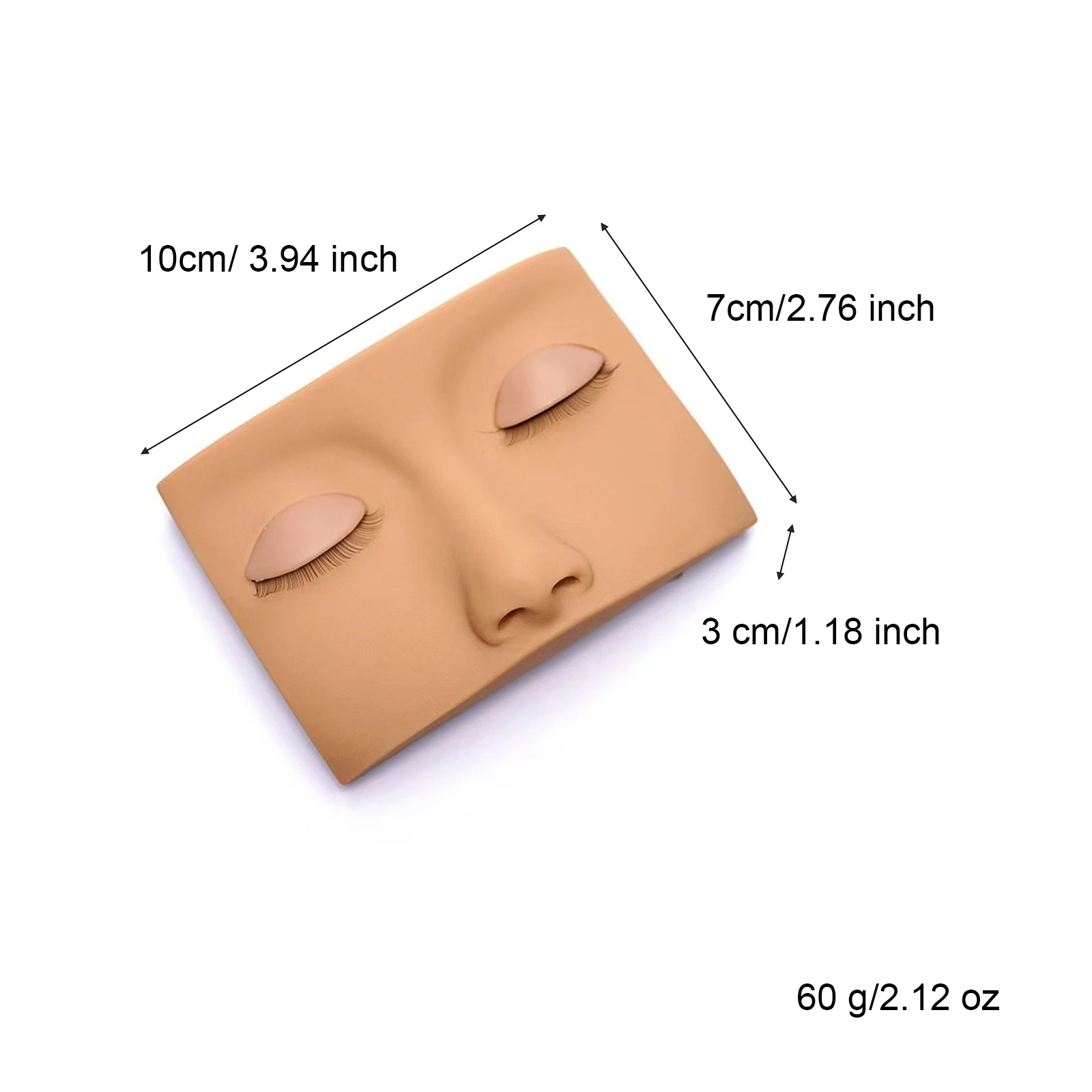 Eyelash EXTENSION Mannequin HEAD Practice อุปกรณ์แต่งหน้าแบบถอดเปลี่ยนเปลือกตา Grafting การสอนการฝึกอบรมเครื่องมือ