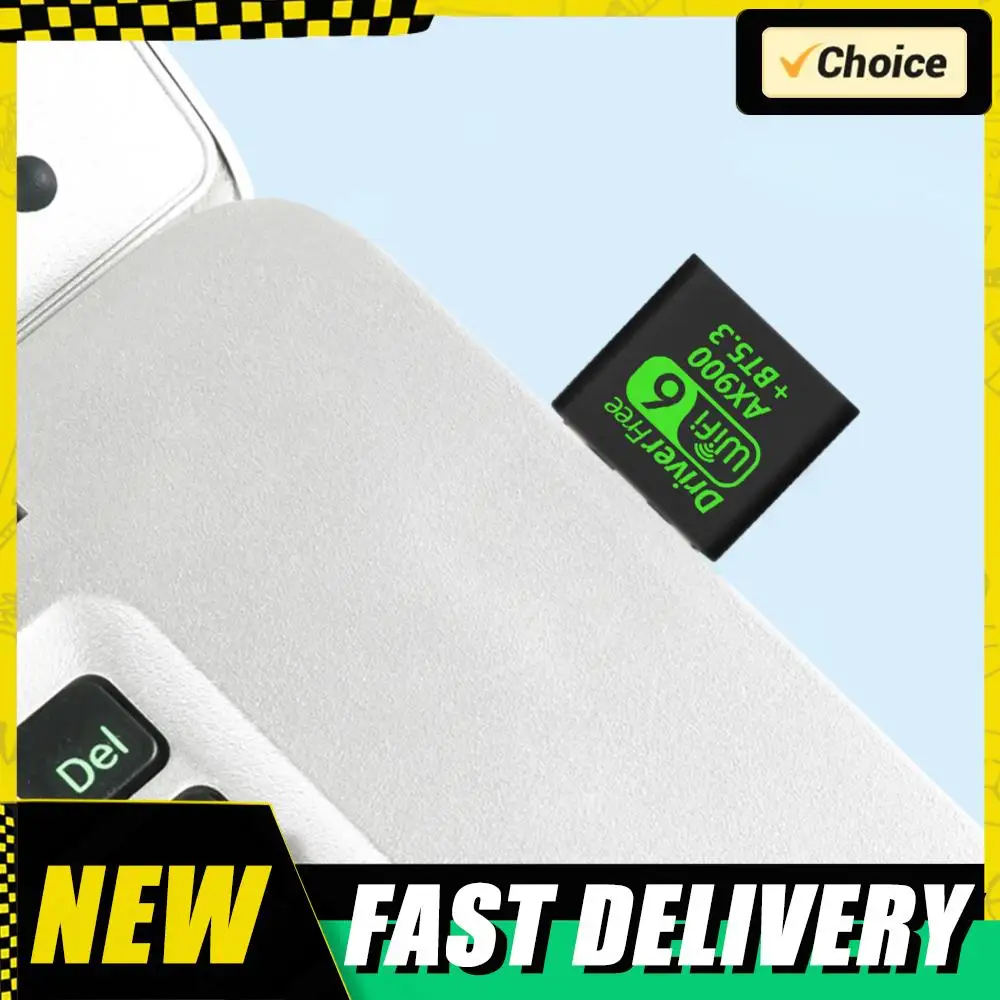 

USB WiFi 6, Bluetooth-совместимый адаптер 5.3, USB-адаптер Wi-Fi, двухдиапазонный беспроводной сетевой внешний приемник 2,4/5,8 ГГц, драйвер бесплатно