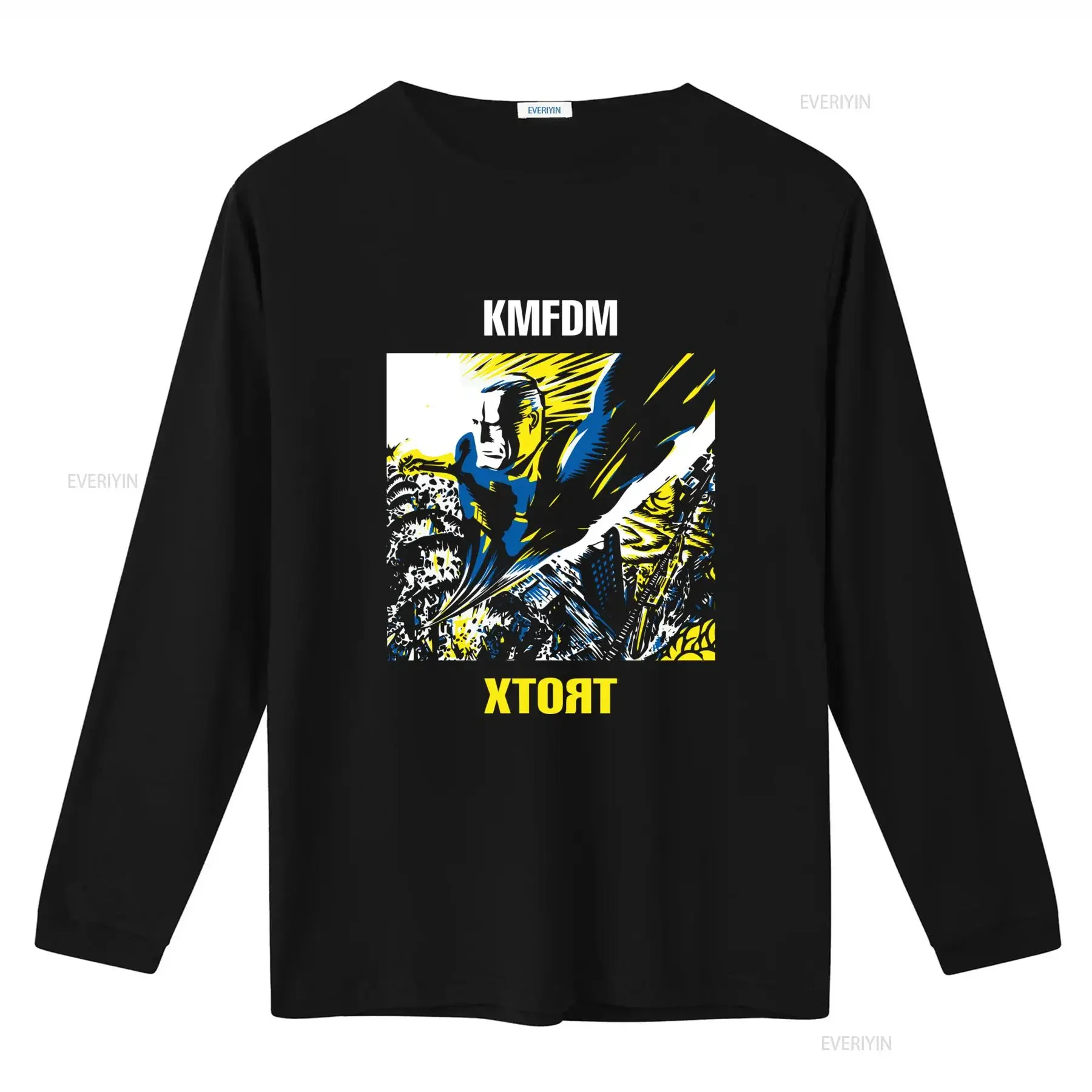 KMFDM Band 1996 Extort T Shirt Cotton Black All Sizes Perfect for Fans vintage Washed Top For Everyday Wear Stylish Unisex