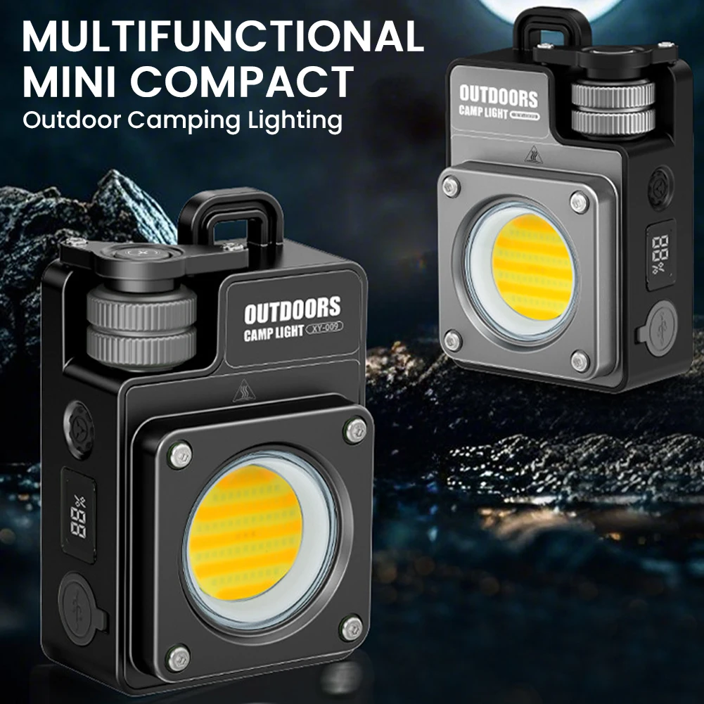 New Keychain Light Outdoor Camping Rechargeable Flashlight Super Bright Multifunctional Portable Long Battery Life Work light