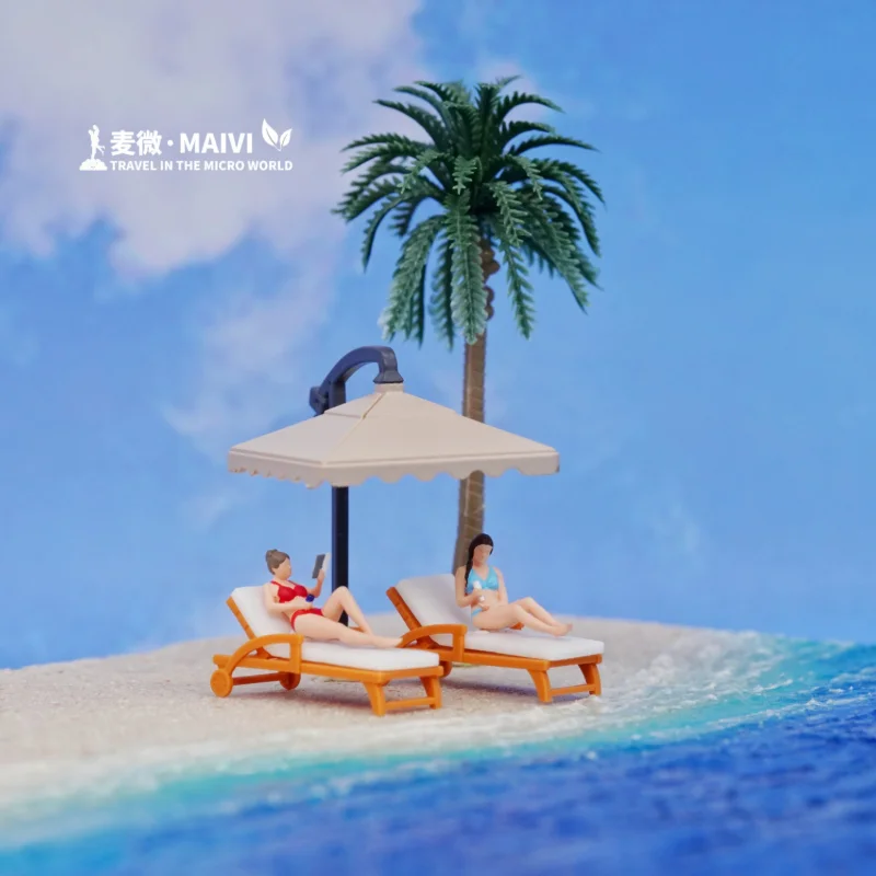 New 1/64 Bikini Beach Men And - đánh giá và giá Resin Craft Kit