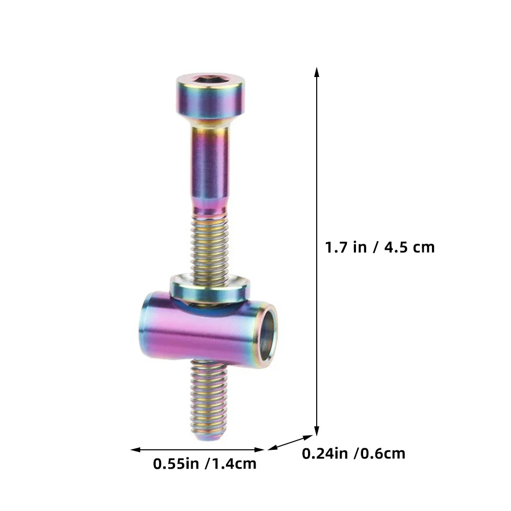 

Durable Bike Seatpost Screw Titanium Alloy Resistant to Wear and Tear Creative Structure Design Bicycle Accessories