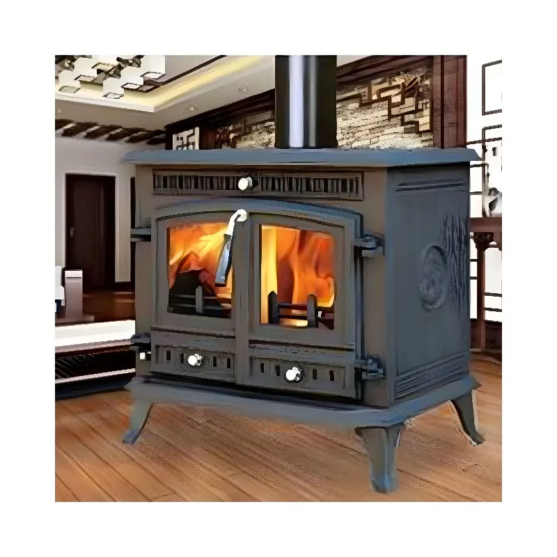 For High Quality Cast Iron Wood Burning Stove Real Fire Fireplaces Stoves