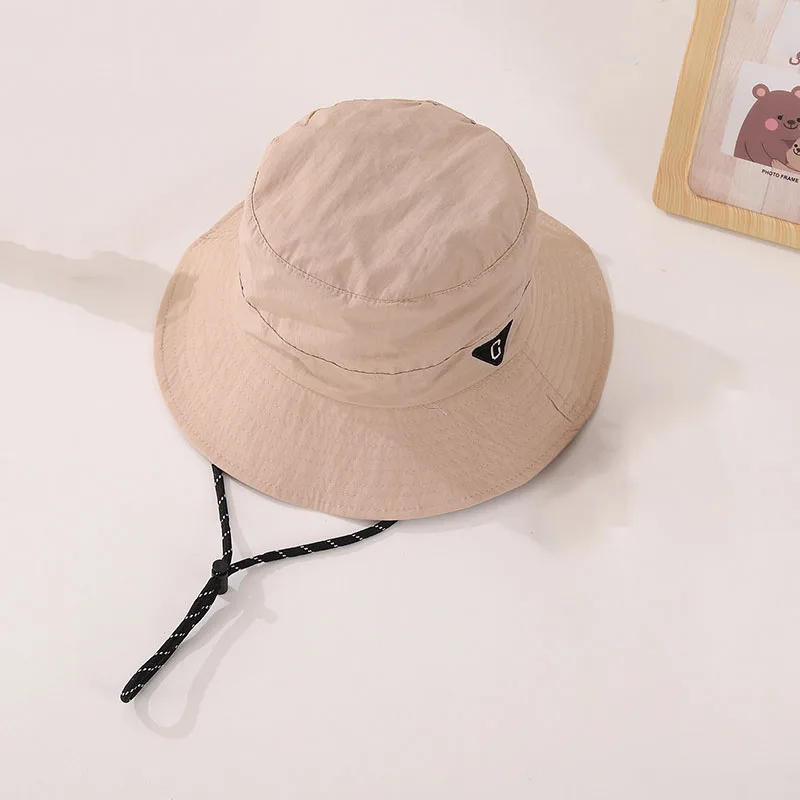 Nowe dziecięce kapelusze przeciwsłoneczne dla chłopców Dziewczynki Kreskówka Bucket Hat UV Cotton Summer Panama Girls Hat Bonnet Kids Toddler