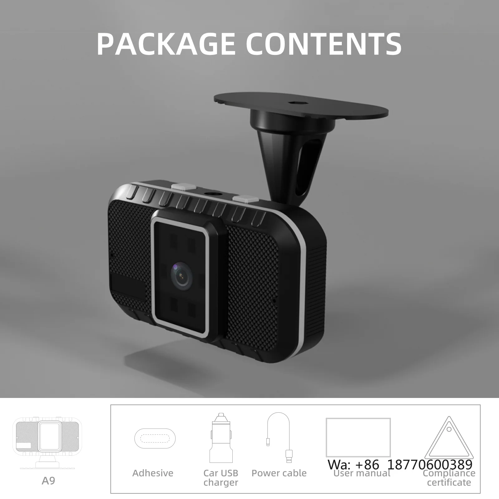 

DMS AI Intelligent Driving Assistant Front AHD Anti-Tiredness Alert Fatigue Monitoring System Custom Car Reverse Camera