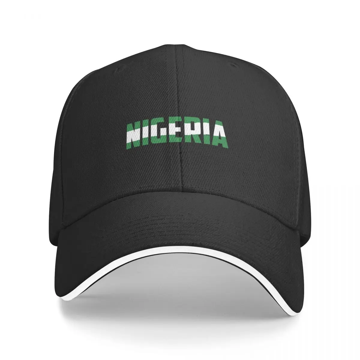 Nigeria design with Country flag colors Baseball Cap Ball Cap Vintage Golf Hat Man New In The Hat Women's Golf Clothing Men's