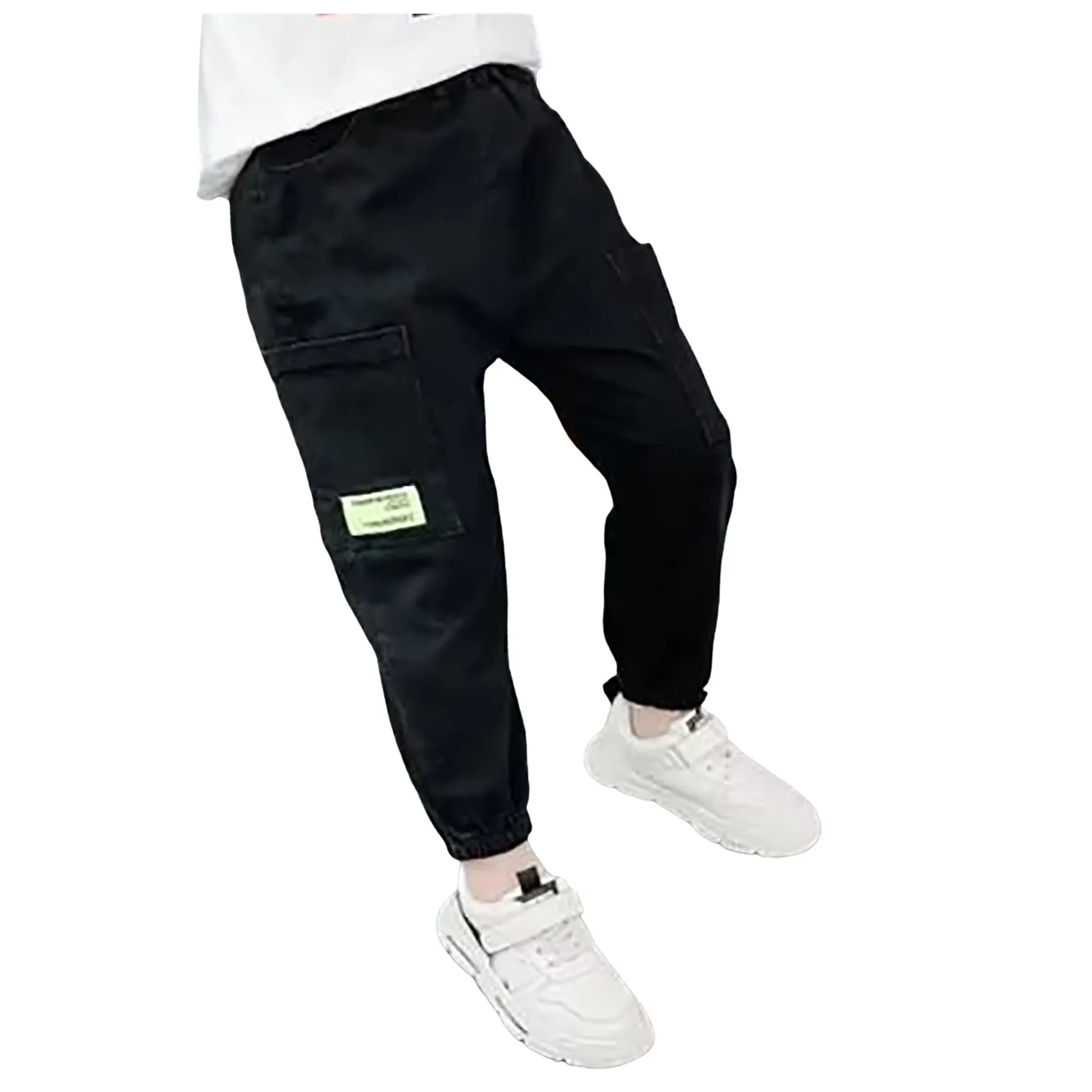 

Burp Clothes Boys Boy Pants Summer Thin New Pants Small Middle School And Large Children Handsome Loose Casual Baseball
