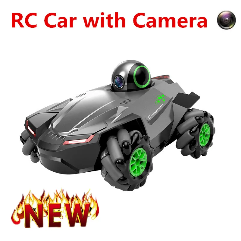 WIfi FPV  RC Cars 4WD Remote Control Car With HD FPV Camera Up And Down 90 Degrees photograph/Video Recording Gift For Kids