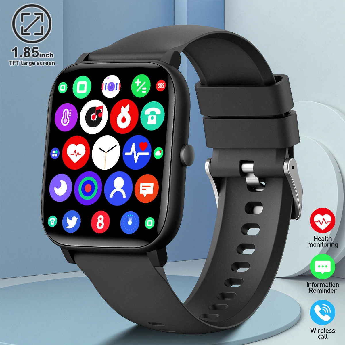 

LIGE For Android IOS 2025 New Smart Watch For Men Women Heart Rate Blood Pressure Fitness Tracker Bluetooth Call Smartwatch Man