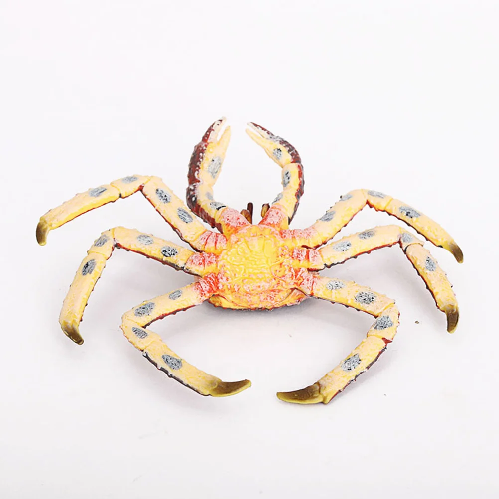 Childrens Toys Simulation Crab Model Home Decorations Simulated Marine Crabs Ornament Plastic Animals Crab-shaped Baby