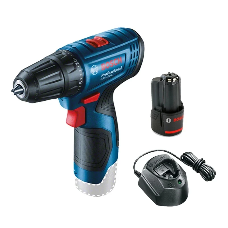 Bosch Electric Drill GSR 120-LI 12V Rechargeable Cordless Multi-function Home DIY Screwdriver Power Tool Sets