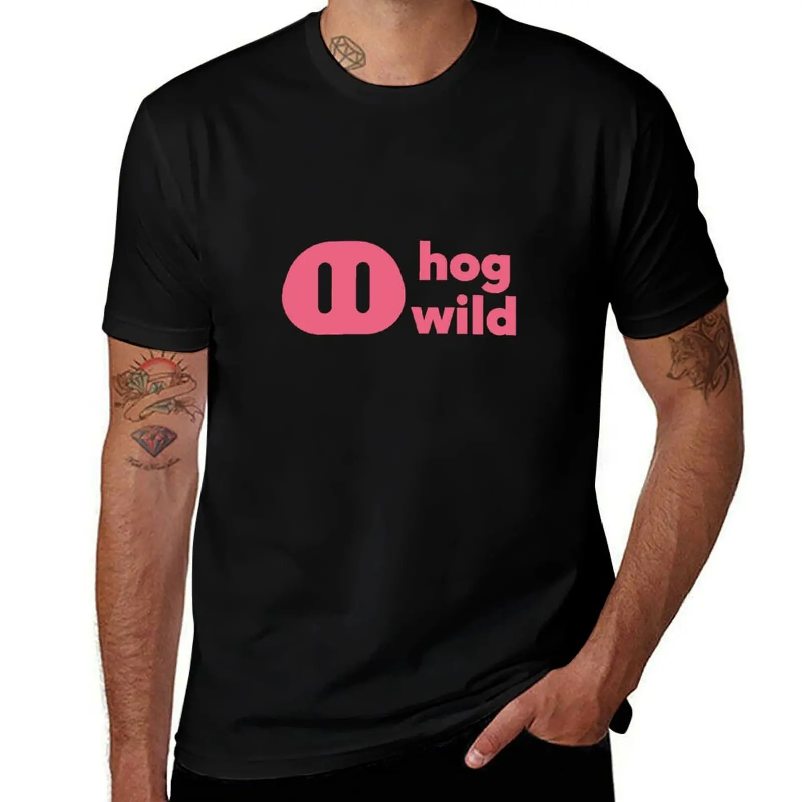 Hog Wild T-Shirt Thanksgiving Day Tee Top T-Shirt