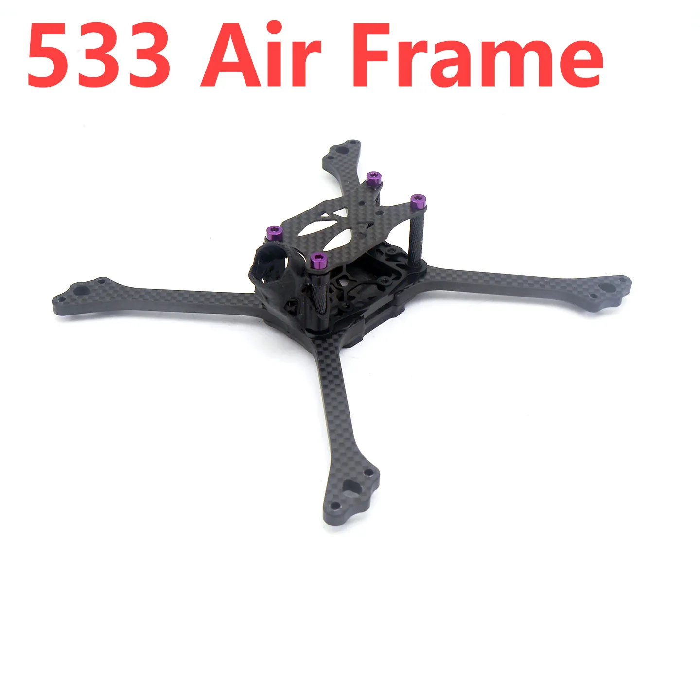 

533 Air Frame 5inch FPV frame Racing HDzero Competition T700 Class Ultra-Light Black Raven Long Range FPV drone Carbon