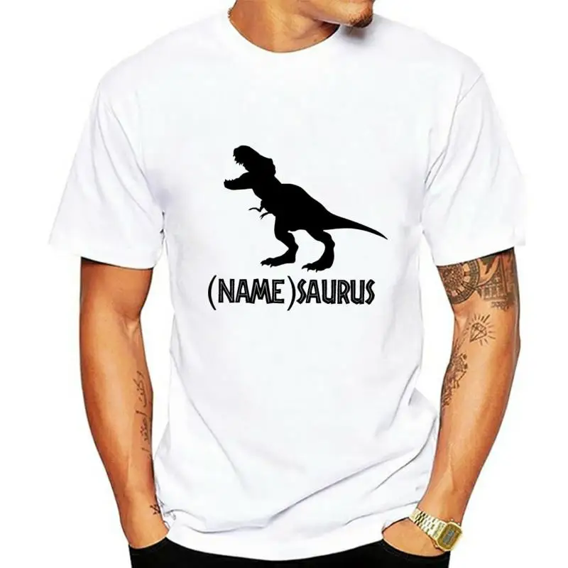 Dinosaurus Custom T-Shirt Your Name Saurus T Rex Cool Shirt men t shirt