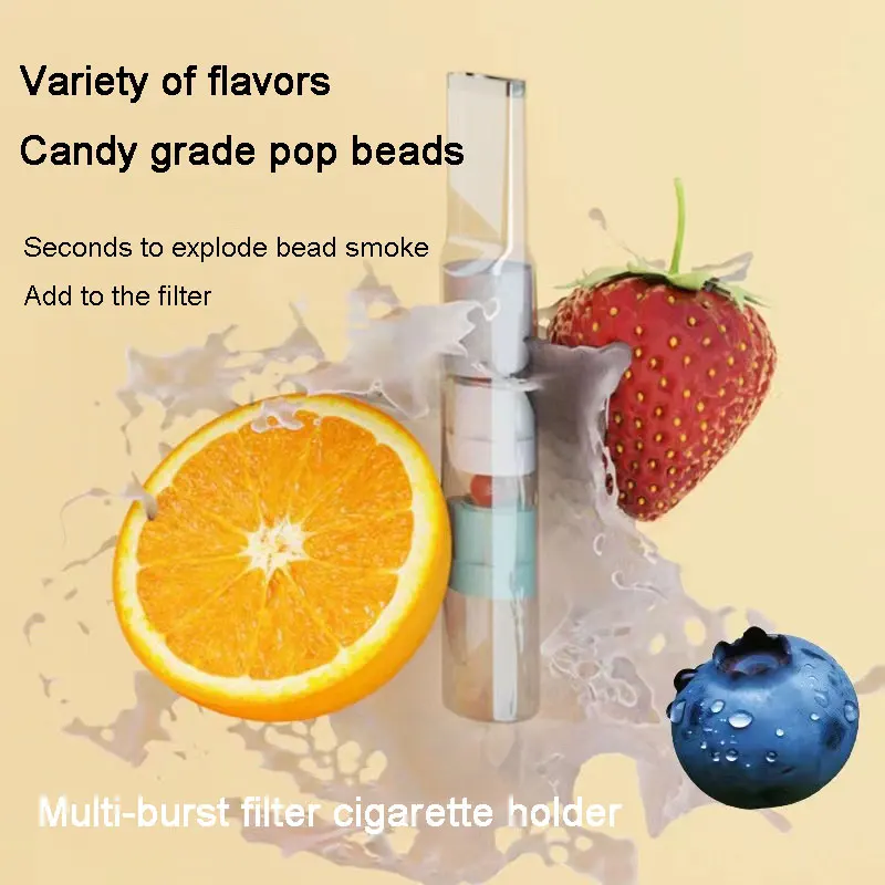 

24pcs Box Portable Mini Pop Bead multi-flavor disposable filter blueberry Ice mint grape flavor smoking accessories