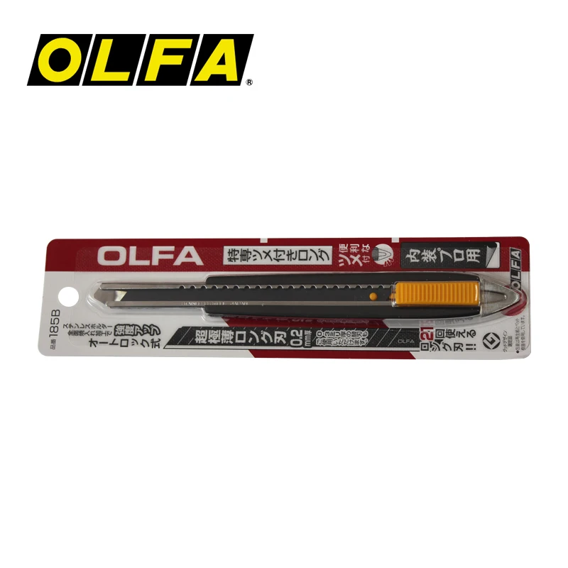 OLFA 185B Blade 9mm Snap-off Utility Long Cutter Knife  for Wallpaper Work