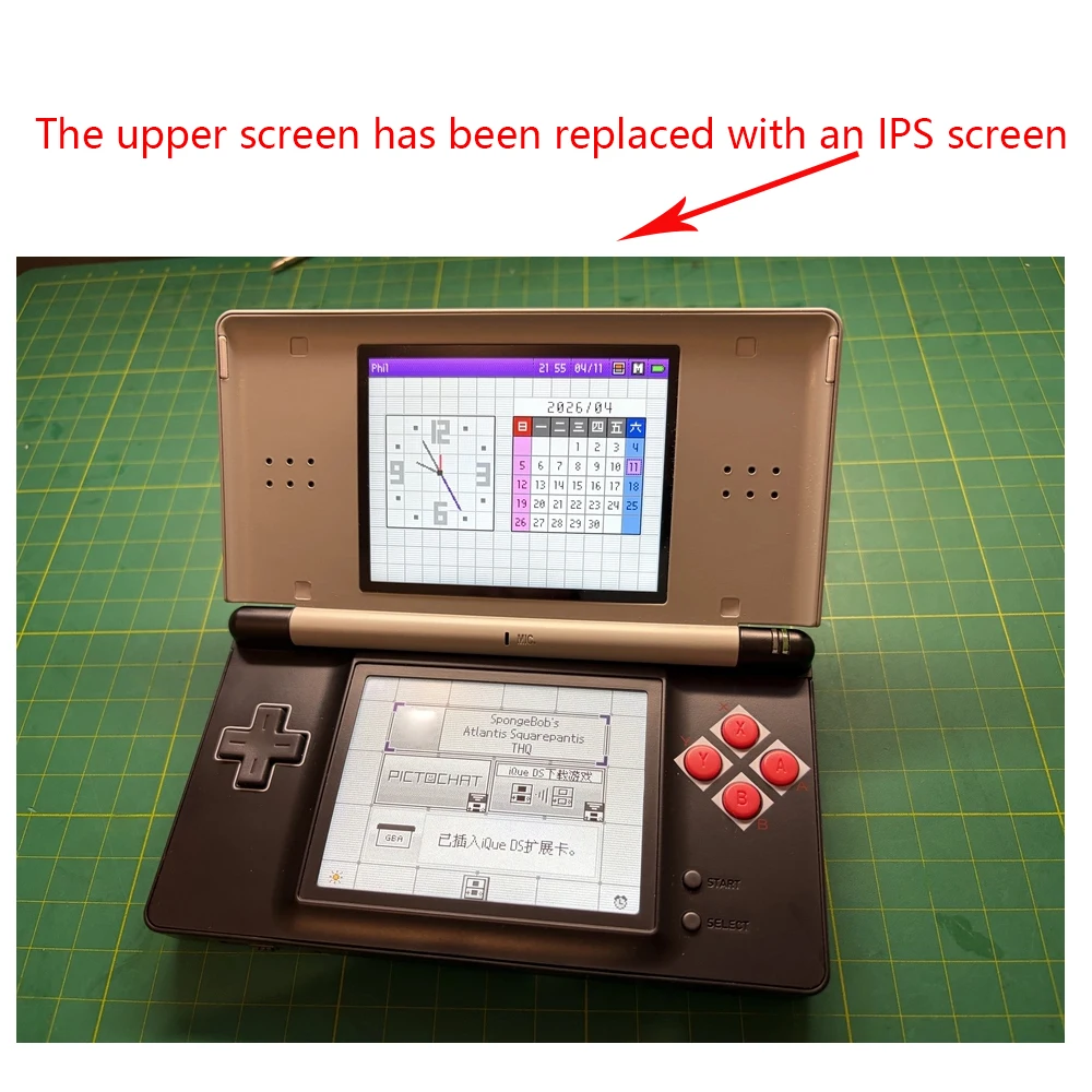 2026 New Lamination LCD Screen IPS LCD for Nintendo DS Lite NDSL DSL, (upper and lower screens can be sold separately)