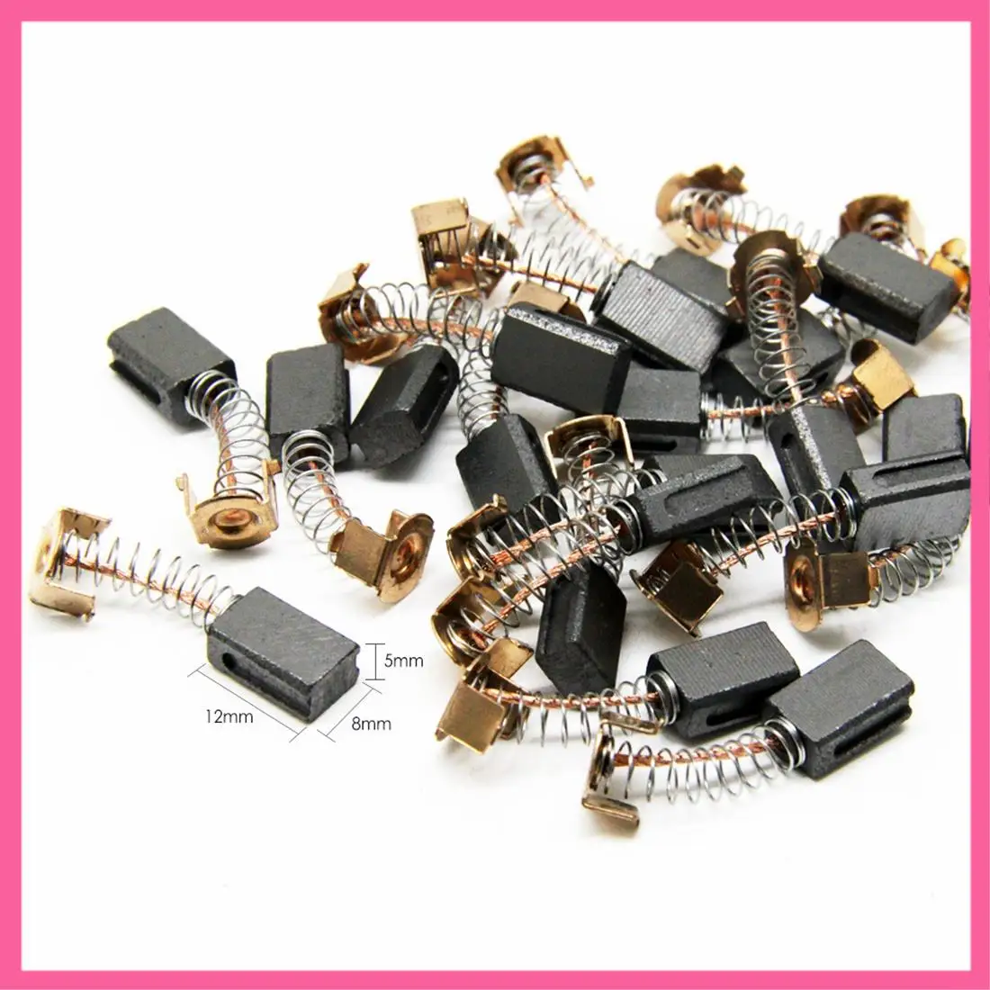 

HOT-10 Pairs G720 Carbon Brushes 5X8x12mm For Black&Decke G720-B3 GR750K PF600-B3 Angle Grinder Motor Power Tool Spare Parts