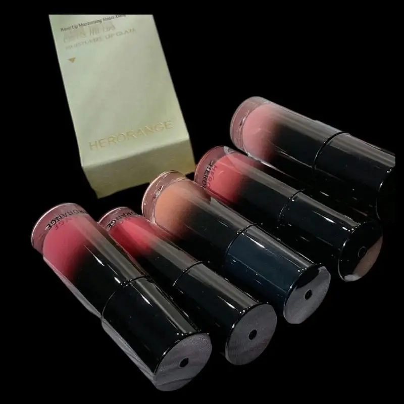 Lucidalabbra Effetto Specchio HERORANGE, Rossetto Liquido a Lunga Durata, Tinta Labbra Idratante, Trucco Labbra Naturale Nude