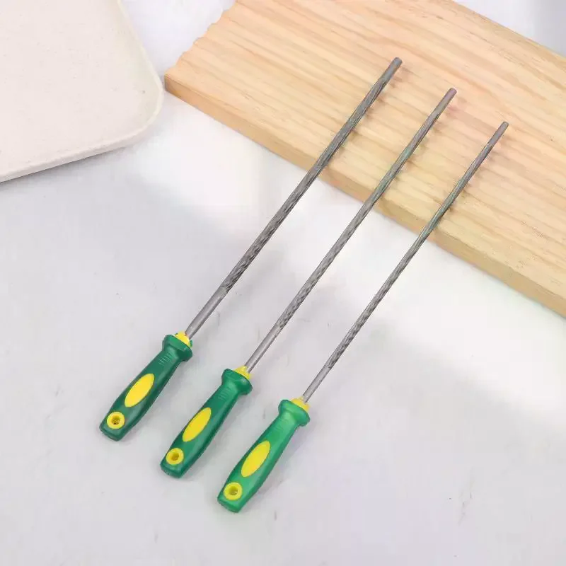 4.0mm 4.8mm 5.5mm Round High Carbon Steel Saw Chain Files Kit Saw Sharpening File for Chainsaw Accessories Woodwork Tools
