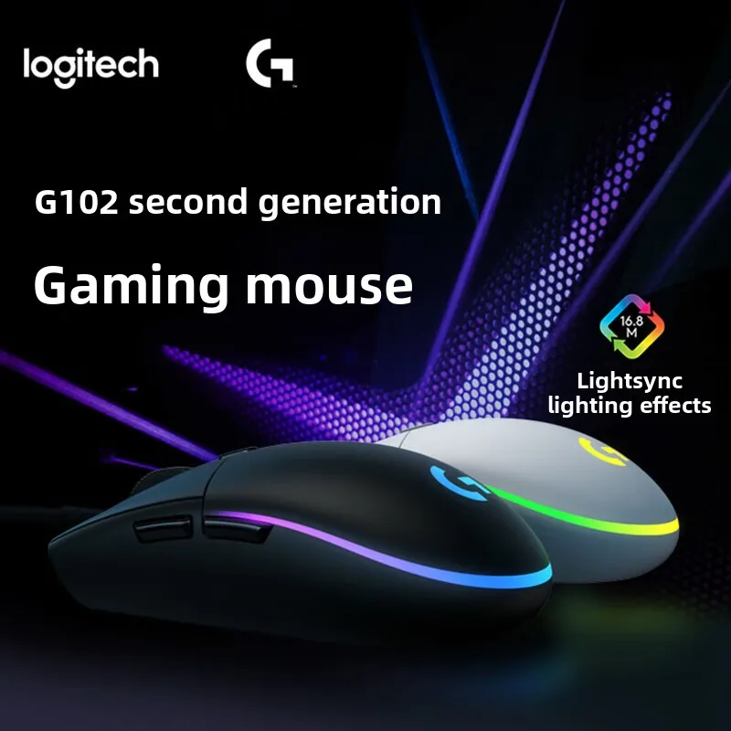 

Logitech G102 G304 Wired Gaming Mouse with RGB Lighting Effects