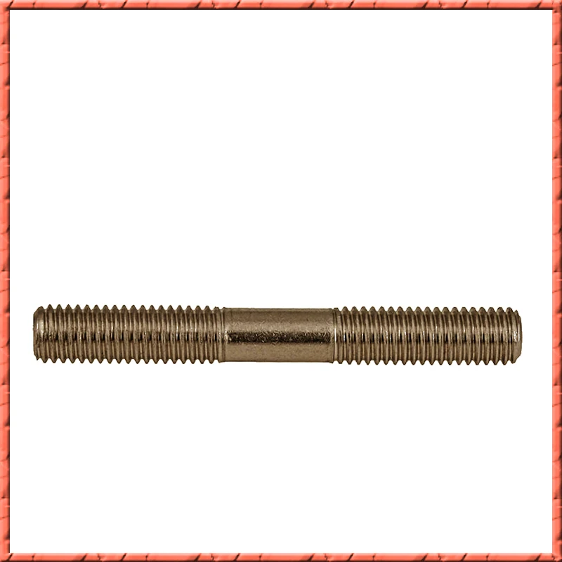 10 Pcs / Lot Titanium Double End Stud Bolt Doublethread Thread Dowel Screw Ti Double GR2 M6 And M8*60/80/100/120-200MM