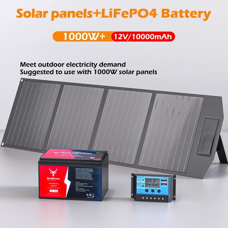 1000w Foldable Solar Panel Outdoor Mobile Phone Solar Charger Suitable for Mobile Power Banks And Small Power Plants