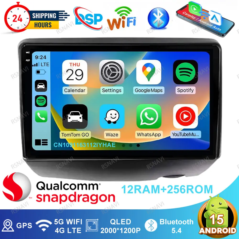 

Android 15 Car Radio For Toyota Vitz XP10 Yaris Platz Echo 1999 - 2005 Qualcomm Navigation BT Autoradio 5G WIFI QLED GPS DSP DVD