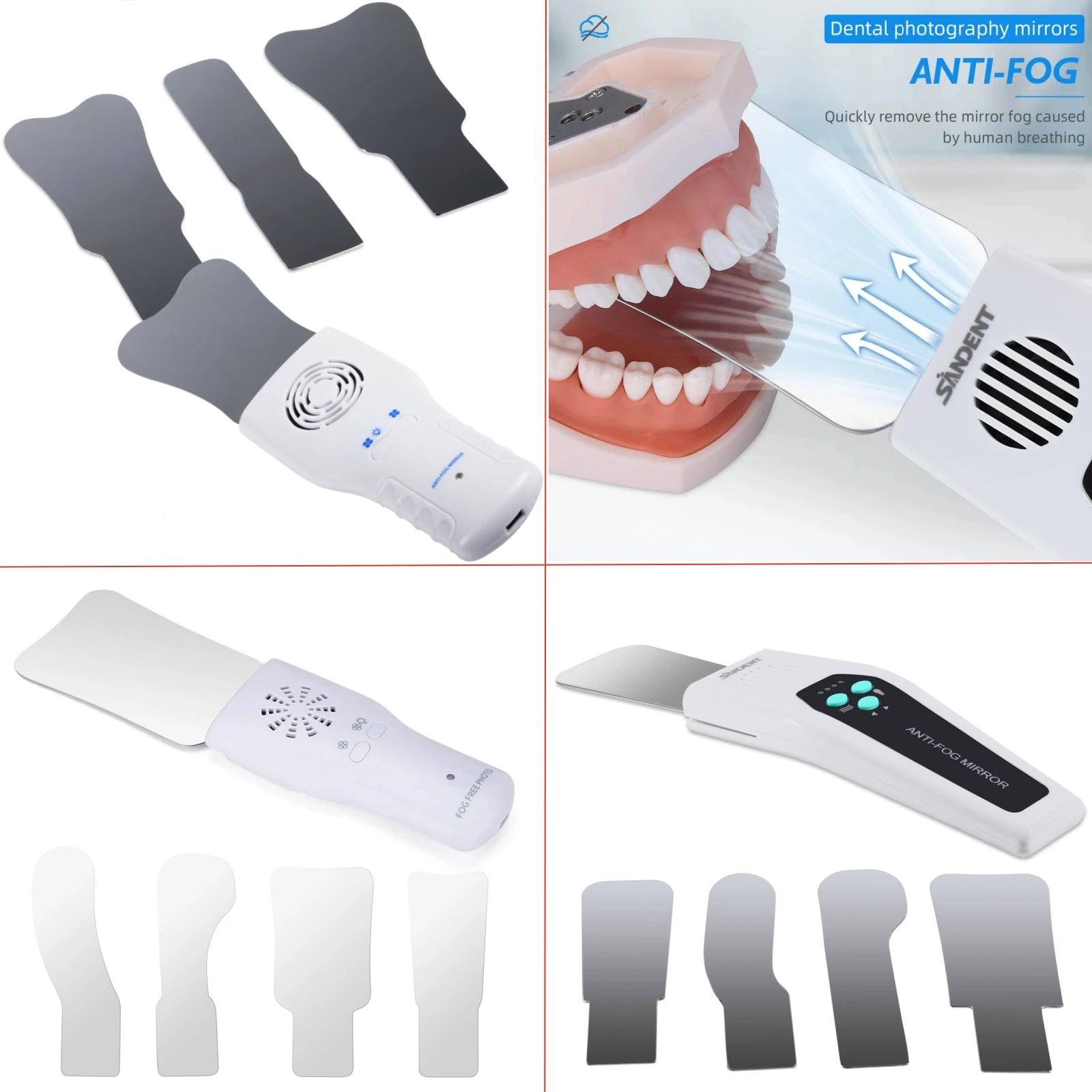 Yabangbang Dental Anti-Fog Free Defog Imaging Mirror Intra Oral Photography System Reflector Occlusal Mirror Teeth Cleaning Tool