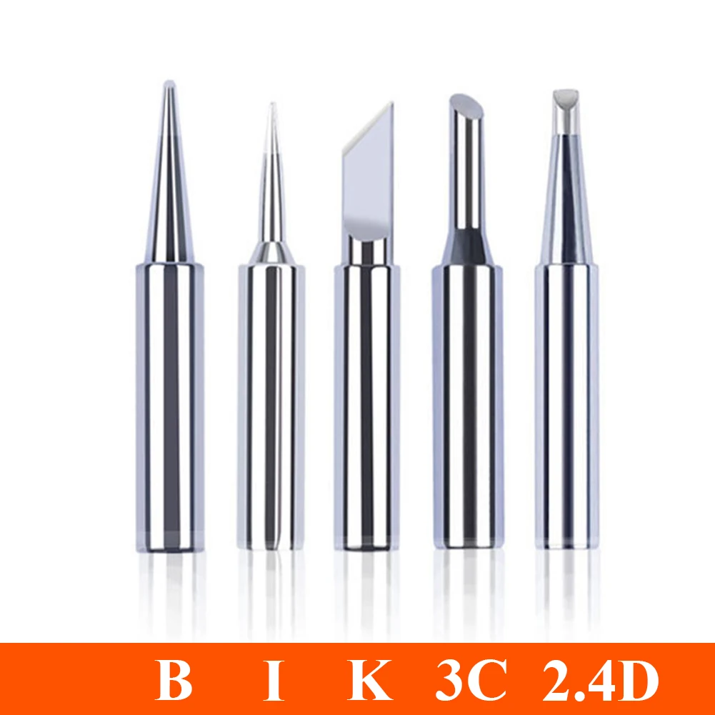 Conjunto de pontas de ferro de solda série 900M, 5 peças, muito adequado para soldagem de nível industrial, acessórios para reparo de produtos eletrônicos
