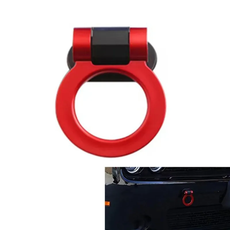 Car Modification Trend Universal Decorative Tow Hook ABS Adhesive Non-destructive Tow Hook Adjustable Plastic Tow Ring