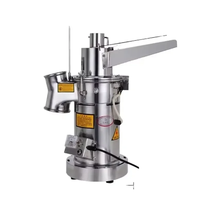 Automatic Table-type Continuous Feeding Herb Hammer Grinder Pulverizer / herbs grinding machine 20kg/hour DF-20